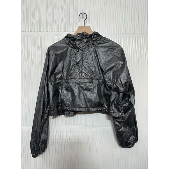 Free People Movement Diamond Back Reflective Cropped Jacket / Windbreaker - Smal - Picture 6 of 11